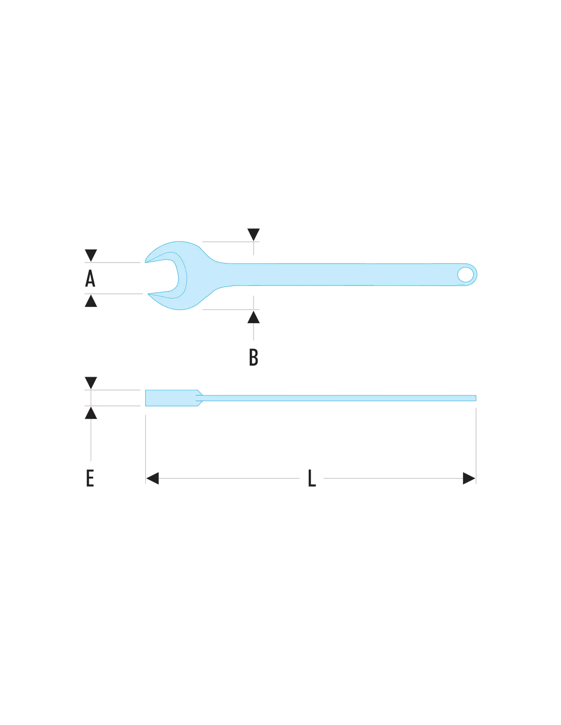 45 - Clés à fourche simple - 45.65 - Facom
