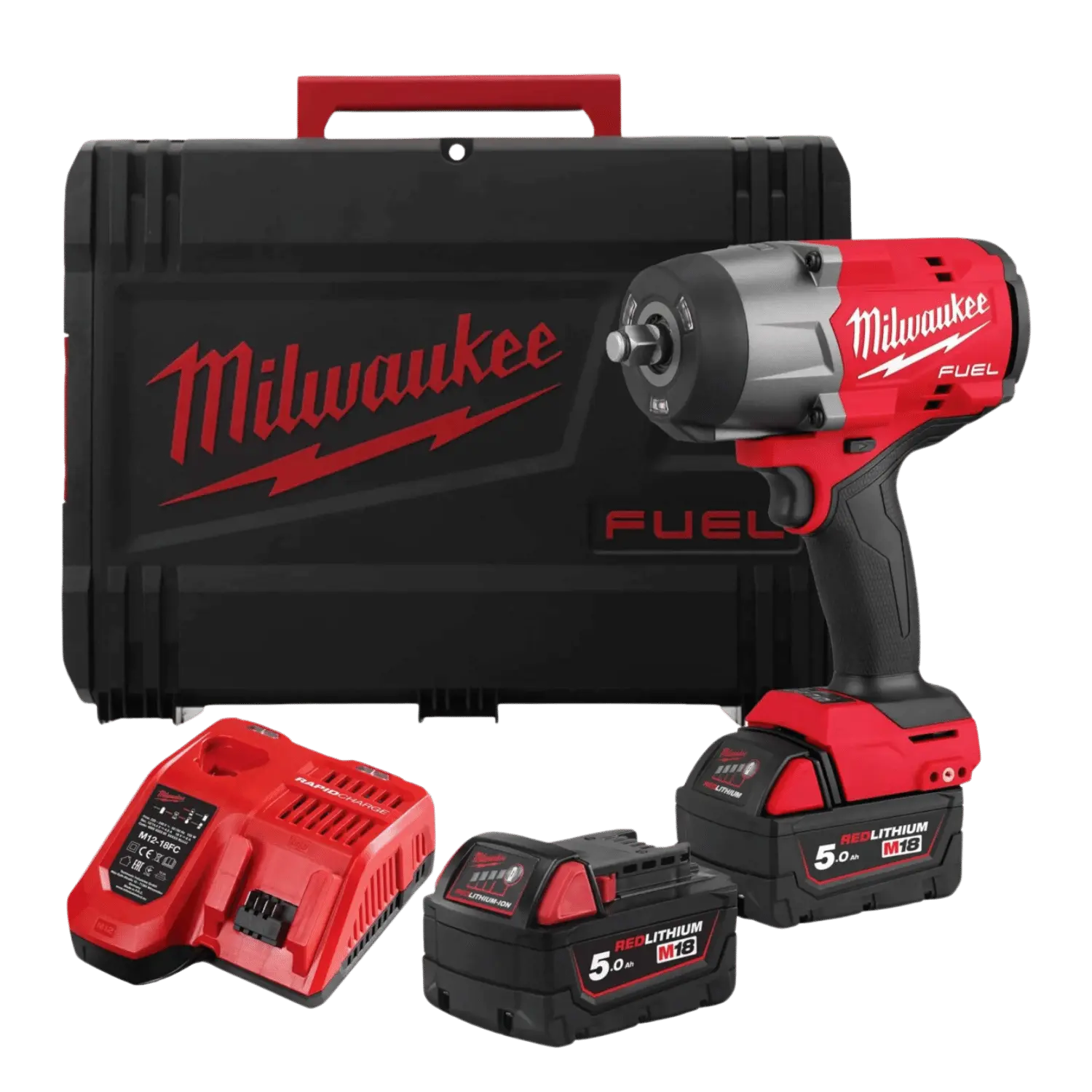 Acheter MILWAUKEE Clé à chocs sans fil FHIW2F12-502X (18V - 2 x 5 Ah Li-ion)  
