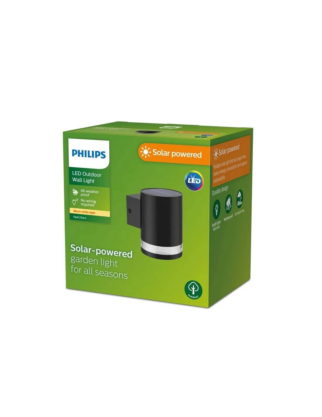 Applique Solaire FYCE LED Sans Fil Ultra Efficace Solaire | LéonLeds