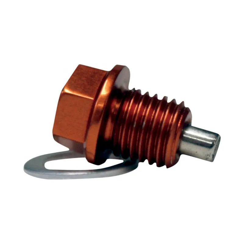 Bouchon de vidange M12 x 1.5 x 20mm Aluminium Orange KTM