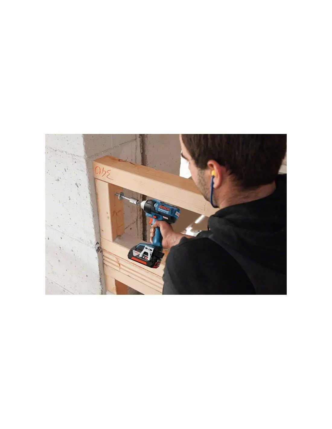 Boulonneuse à chocs sans fil GDS 18 V-EC 250, 2 batteries 5,0 Ah, L-BOXX - Bosch