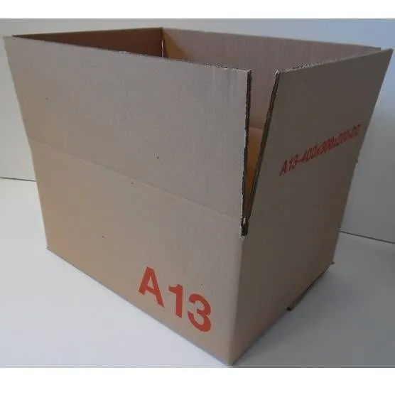 Caisse double cannelure brune - dim. Ext. 400 x 300 x 200 mm