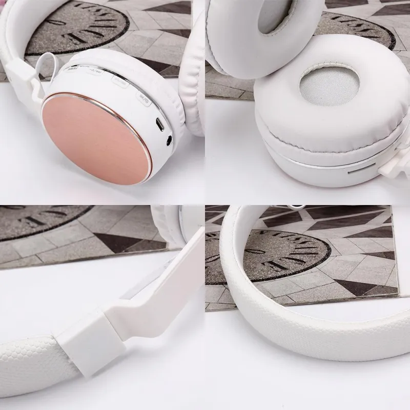 Casque Audio Bluetooth Pliable Stéréo Sans Fil Haute Qualité