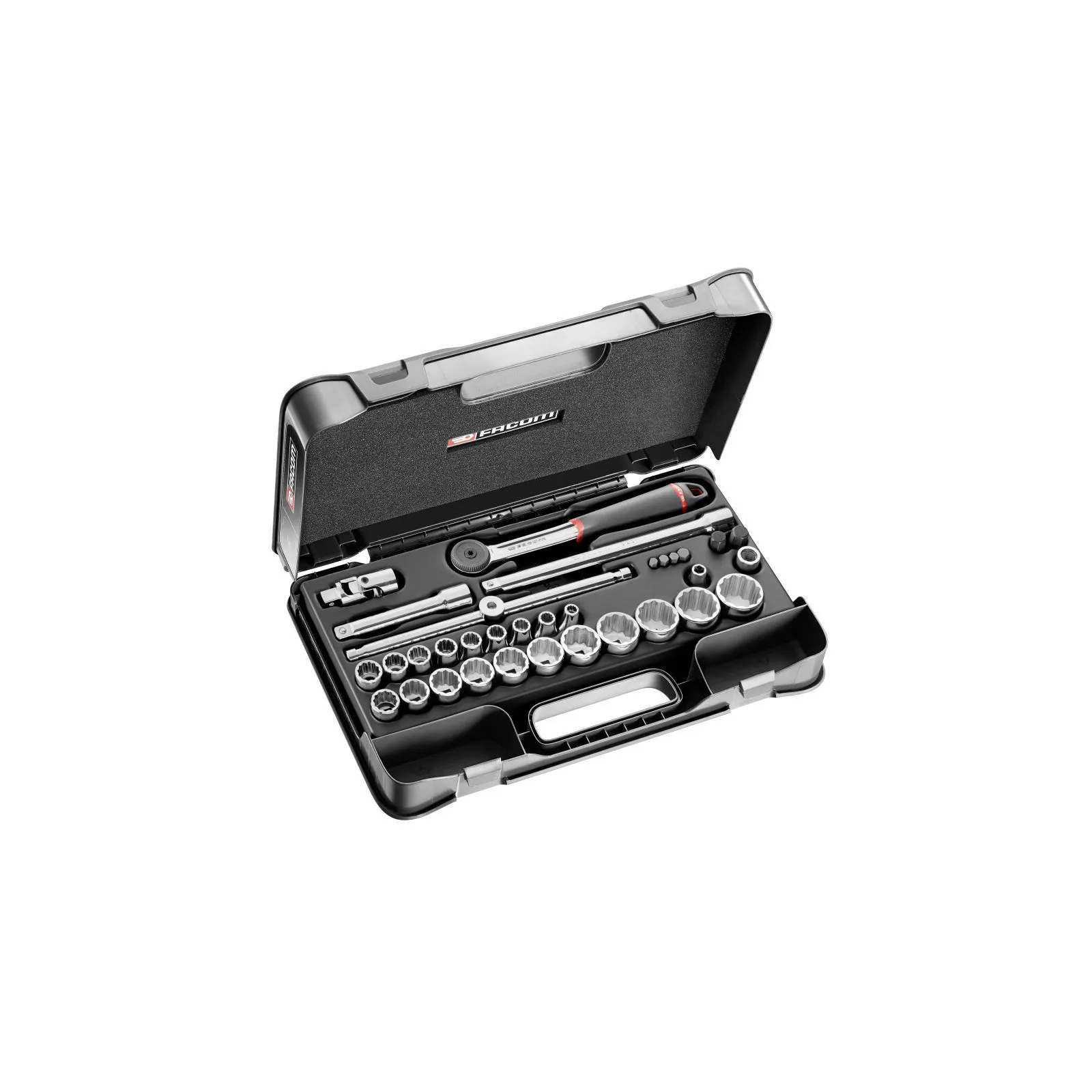 Coffret douilles 1/2 12 pans métriques 35 pièces - Facom S.446ADP