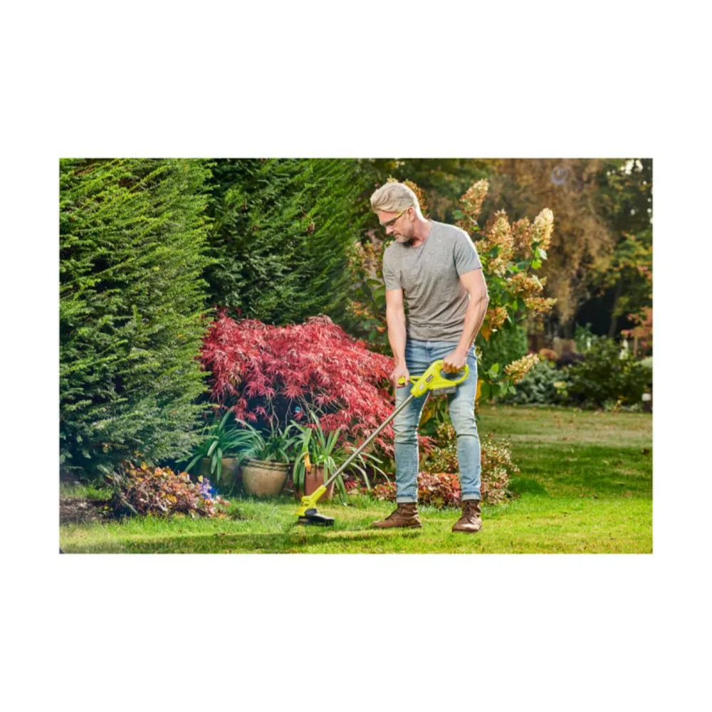 Coupe-bordures sans fil 18v one+ ryobi ry18lt23a-0 - diametre de coupe 23 cm - sans batterie ni chargeur