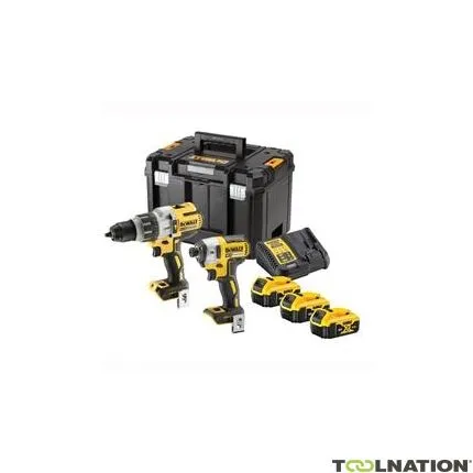 DeWalt DCK276P3T-QW Comboset 18V 3 x 5.0Ah Li-Ion - DCD996 Marteau perforateur sans fil + DCF887 Visseuse à percussion