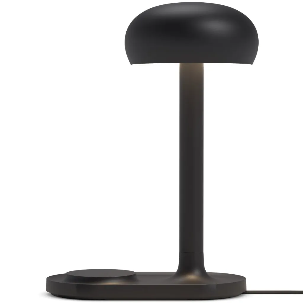 Lampe de table EMENDO 29 cm, avec chargeur sans fil Qi, noir, Eva Solo ✔ 324 € ⭕ Kulina
