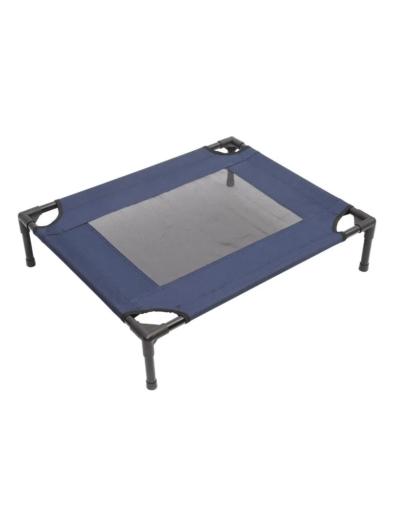 Lit pour chien chat 76L x 61l x 18H cm bleu marine - Bleu