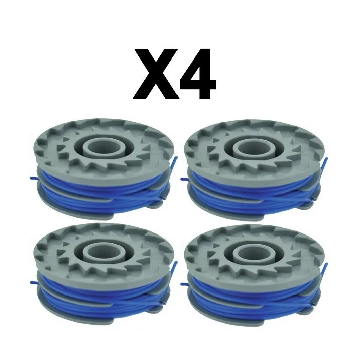 Lot de 4 bobine de fil coupe bordures Ryobi / Flymo 1.6 mm