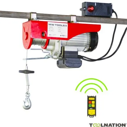 Metal Works 758613151 SHN60018R Palan électrique à câble 600 kg 18 mètres commande sans fil