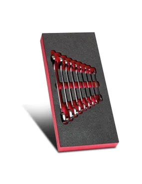 Module mousse 9 clés à fourches de 6 à 24 mm - MODM.44-1 - Facom