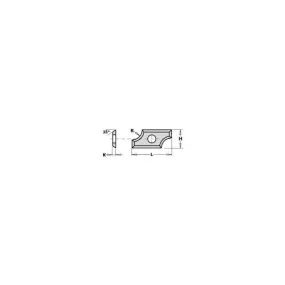 Plaquette carbure CMT Rayon 3 mm - 19.5 x 9 x 1.5 (à l'unité) 