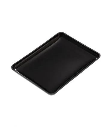 Plat vitrine noir 26,5 x 20 cm