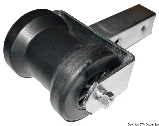 Roue central fixe 30 x 30 mm