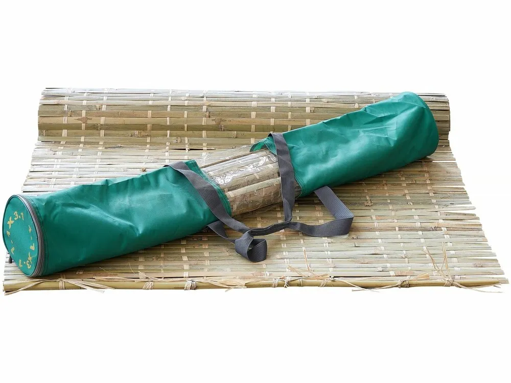 Rouleau de bambou 210 x 210 cm avec fil de coton "haya"