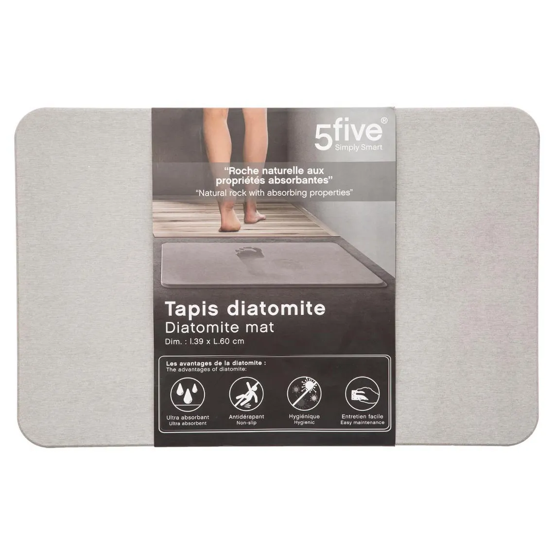 Tapis Diatomite 39 x 60 | 3 Suisses