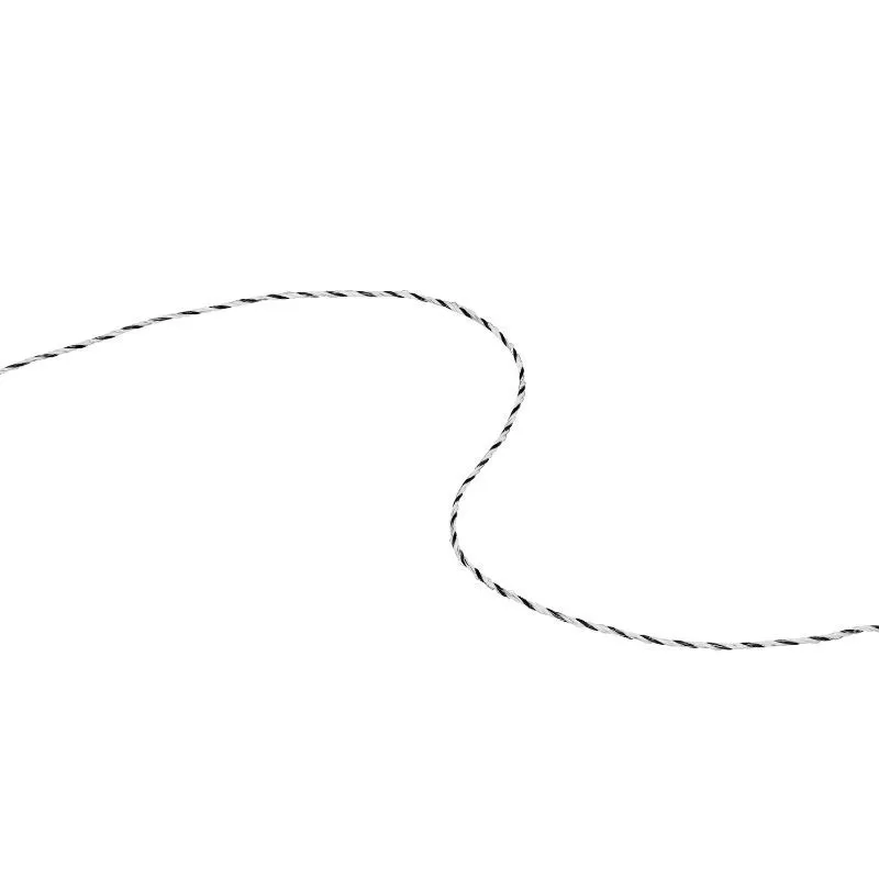 Tresse électroplastique Premium 3mm blanc/noir en bobine 400m clôture cheval - Speedrite - SPEEDRITE - Fil et cordelette - Eques