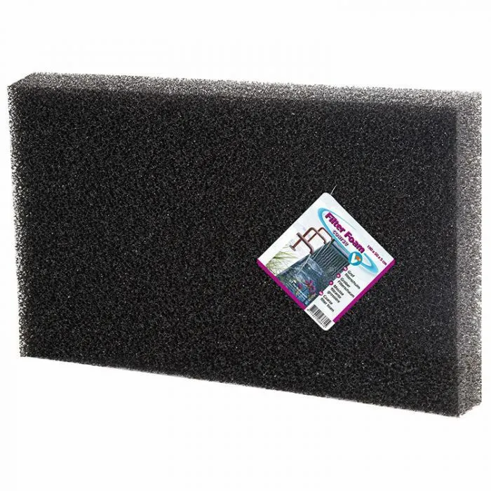 VT Filter Foam Mousse Filtrante Grossière, noir - 100 x 50 x 5 cm | MarketOnWeb